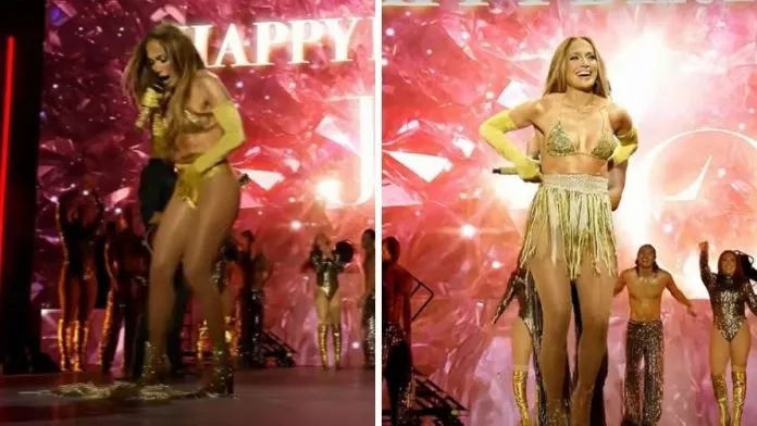 Adsız tasarım - 2025-07-28T174923.365 Jennifer Lopez’s Skirt Drops On Stage in Warsaw-“I’m Glad I Had Underwear”