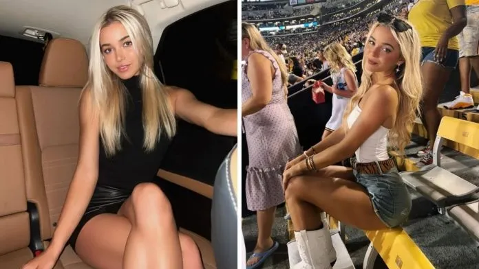 Livvy Dunne is officially trading her leotard for a red swimsuit