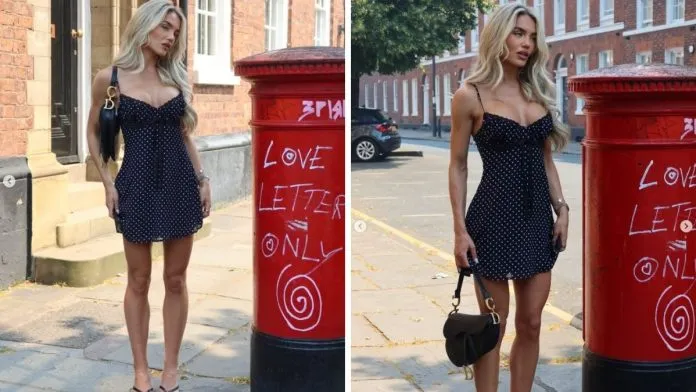 Molly Smith Looks Elegant In Black Dress Ahead Of Wedding To Tom Clare