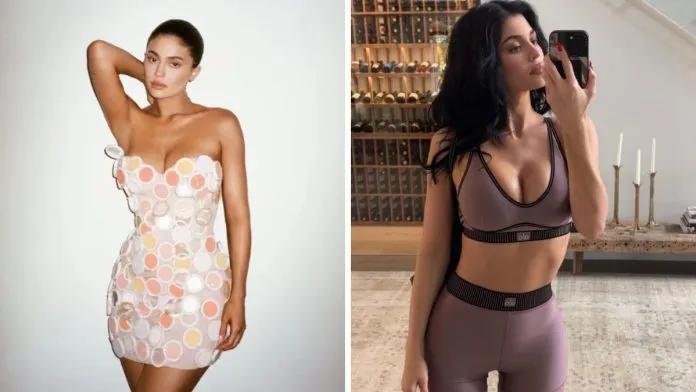 we qweq qwewq qwe qwqwe Kylie Jenner Mocked for Wearing Bizarre ‘Latex-Style’ Dress