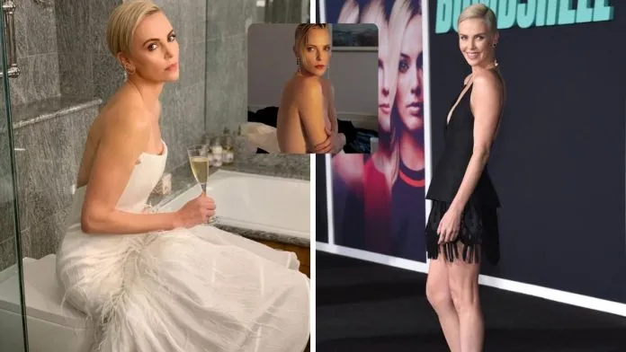 yt rytr yrty rtytr Charlize Theron Gives Fans a Glimpse of Her The Odyssey Afterparty Prep