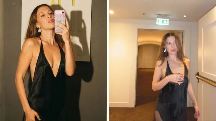 Adsız tasarım - 2026-09-03T191445.484 Millie Bobby Brown Stuns in Glamorous Black Dress as She Shares Loved-Up Photos