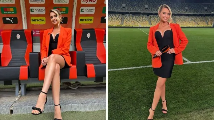 Meet Olga Kalenchuk, the Glam Sports Presenter Linked to European Football Giants