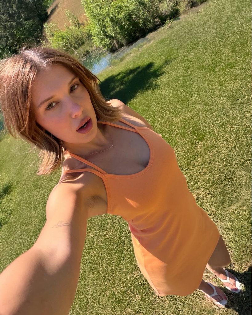 Millie Bobby Brown Shows Off Glamorous Style in Satin Corset