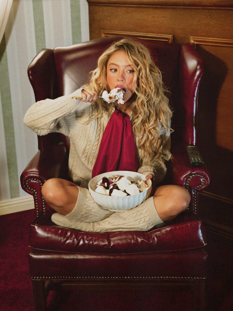 Sydney Sweeney Channels Classic Christmas Movies for New Holiday Fashion Line 1 Sydney Sweeney channeled your favorite Christmas movie characters for her latest Syrn campaign.